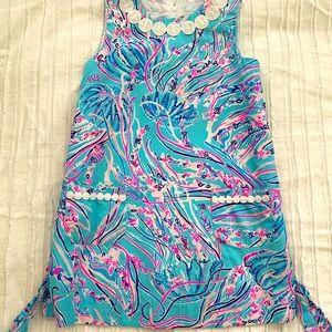 Little Girls Lilly Pulitzer Shift Dress Sz 5